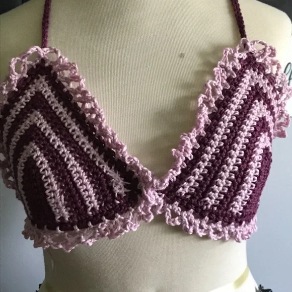 Crocheted bralette. - Picture 2 of 2